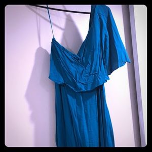 One shoulder dress